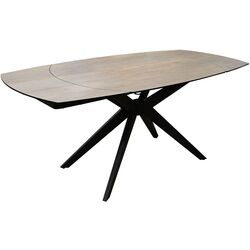 Masa extensibila DP Esa Wooden Glass 120/150/180x90 (Wood/Black) Thumb