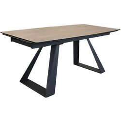 Masa extensibila DP Lori Wooden Glass 180/220/260x90 (Wood/Black) Thumb