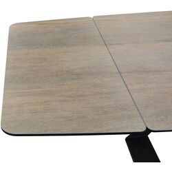 Masa extensibila DP Lori Wooden Glass 180/220/260x90 (Wood/Black) Thumb