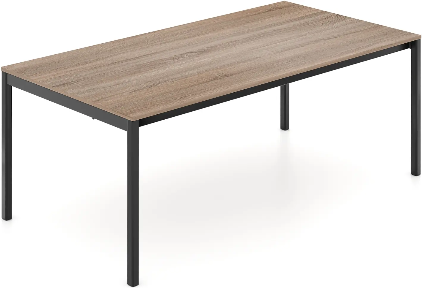 Стол раскладной DP Madison 180/220/260x80 (Sonoma Oak/Black) - 2