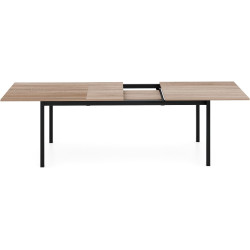 Стол раскладной DP Madison 180/220/260x80 (Sonoma Oak/Black) Thumb