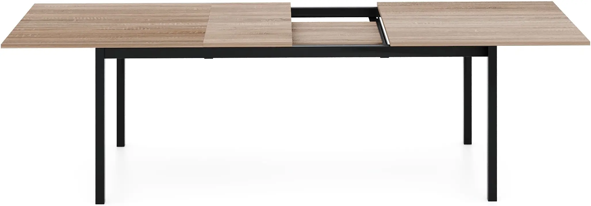 Стол раскладной DP Madison 180/220/260x80 (Sonoma Oak/Black) - 4