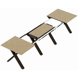 Masa extensibila DP Madrid (Wood/Black) Thumb