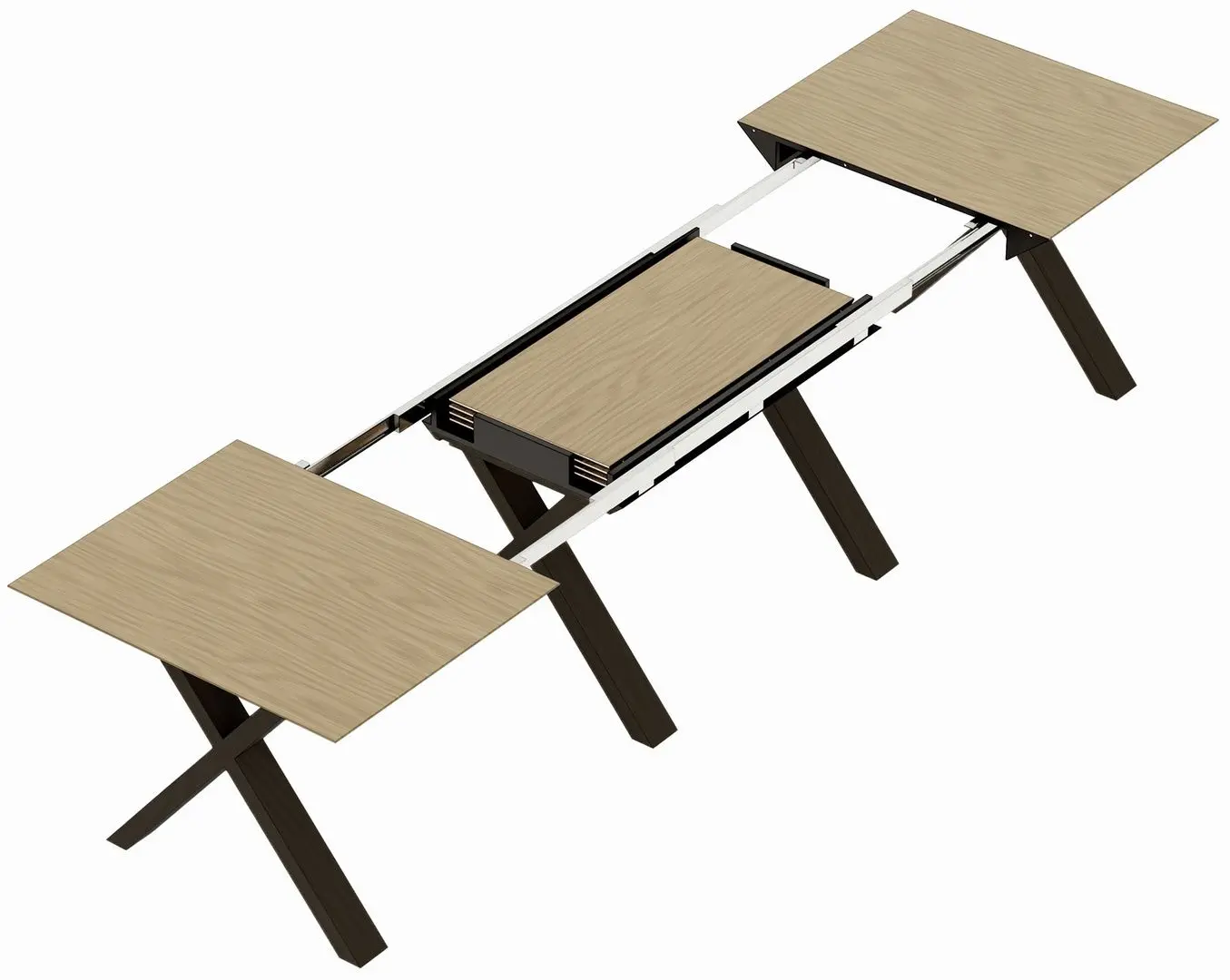 Masa extensibila DP Madrid (Wood/Black)