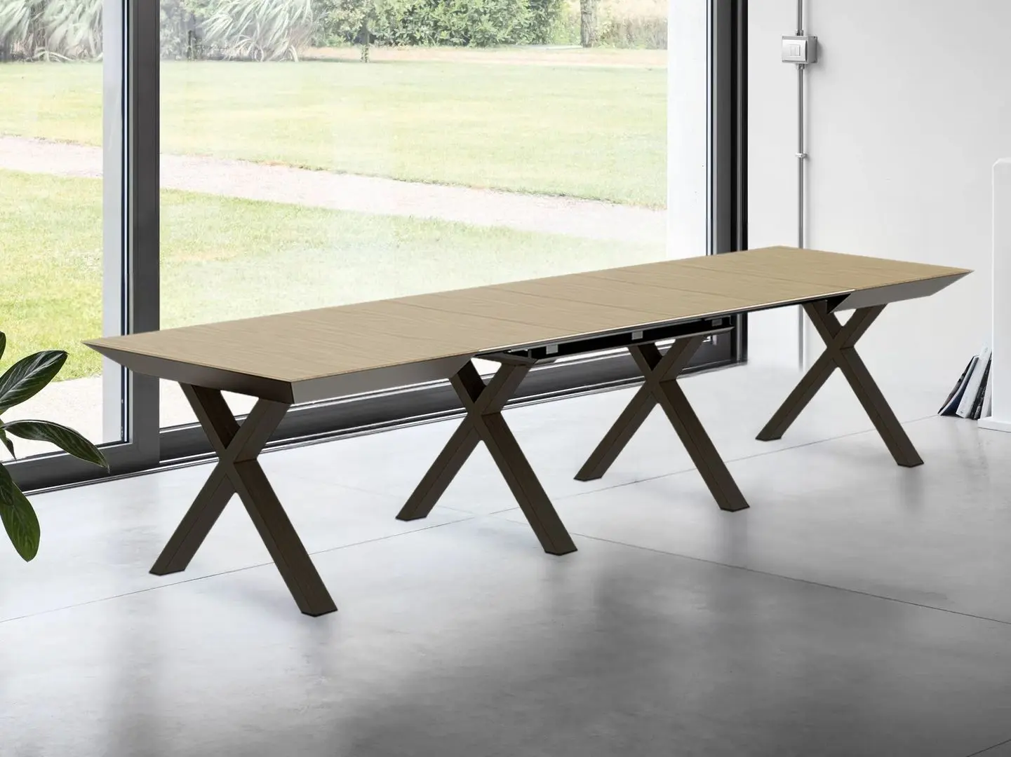 Masa extensibila DP Madrid (Wood/Black)