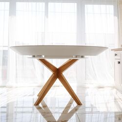 Masa extensibila DP Nova Furnir Italian (White/Wood) Thumb