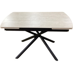 Стол раскладной DP Ritmo 120/150/180x75 Roman Travertine Matt (Grey) Thumb