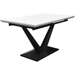 Стол раскладной DP Selina 140/180x85 (White/Black) Thumb