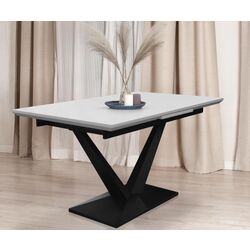 Masa extensibila DP Selina 140/180x85 (White/Black)