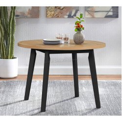 Masa Drewmix Oslo 3 100cm (Artisan Oak/Black)