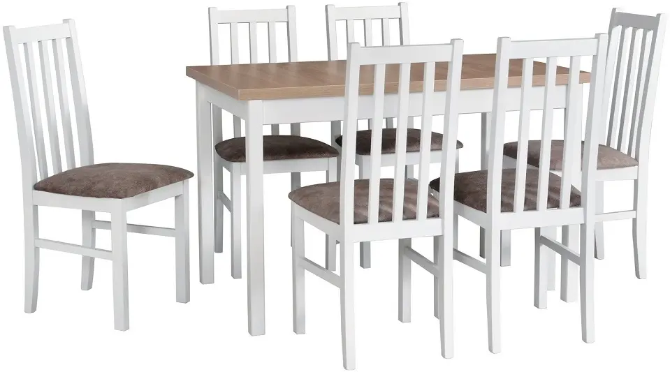Стол раскладной Drewmix MAX 10 (Sonoma Oak/White) - 3