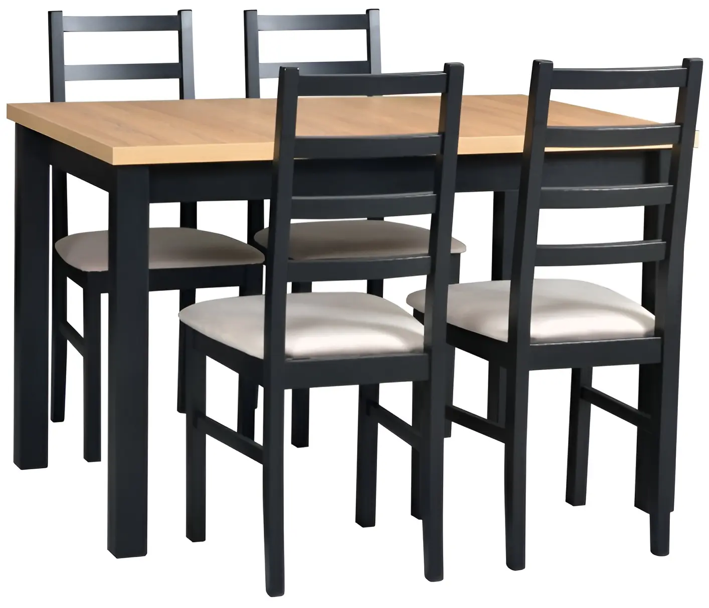 Стол раскладной Drewmix MAX 5 (Artisan Oak/Black) - 2