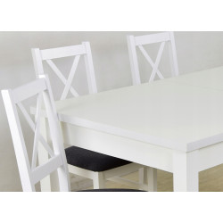 Стол раскладной Drewmix Modena 1 140/180x80 (White) Thumb