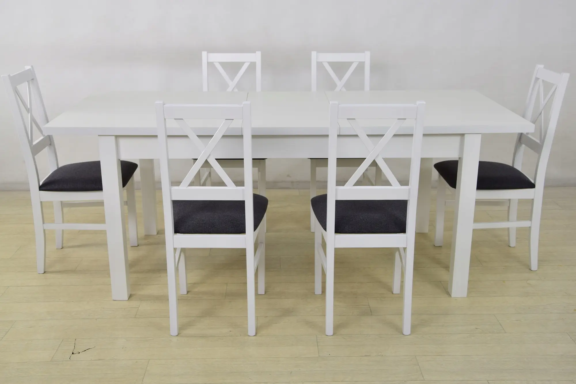 Стол раскладной Drewmix Modena 1 140/180x80 (White) - 5