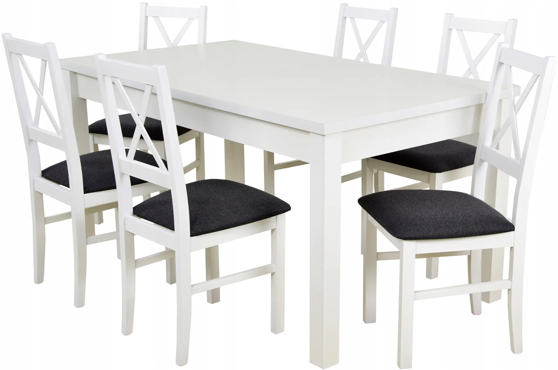 Стол раскладной Drewmix Modena 1 140/180x80 (White) - 2