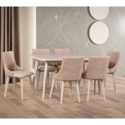 Masa extensibila Drewmix Oslo 6 140/180x80 (Cashmere)