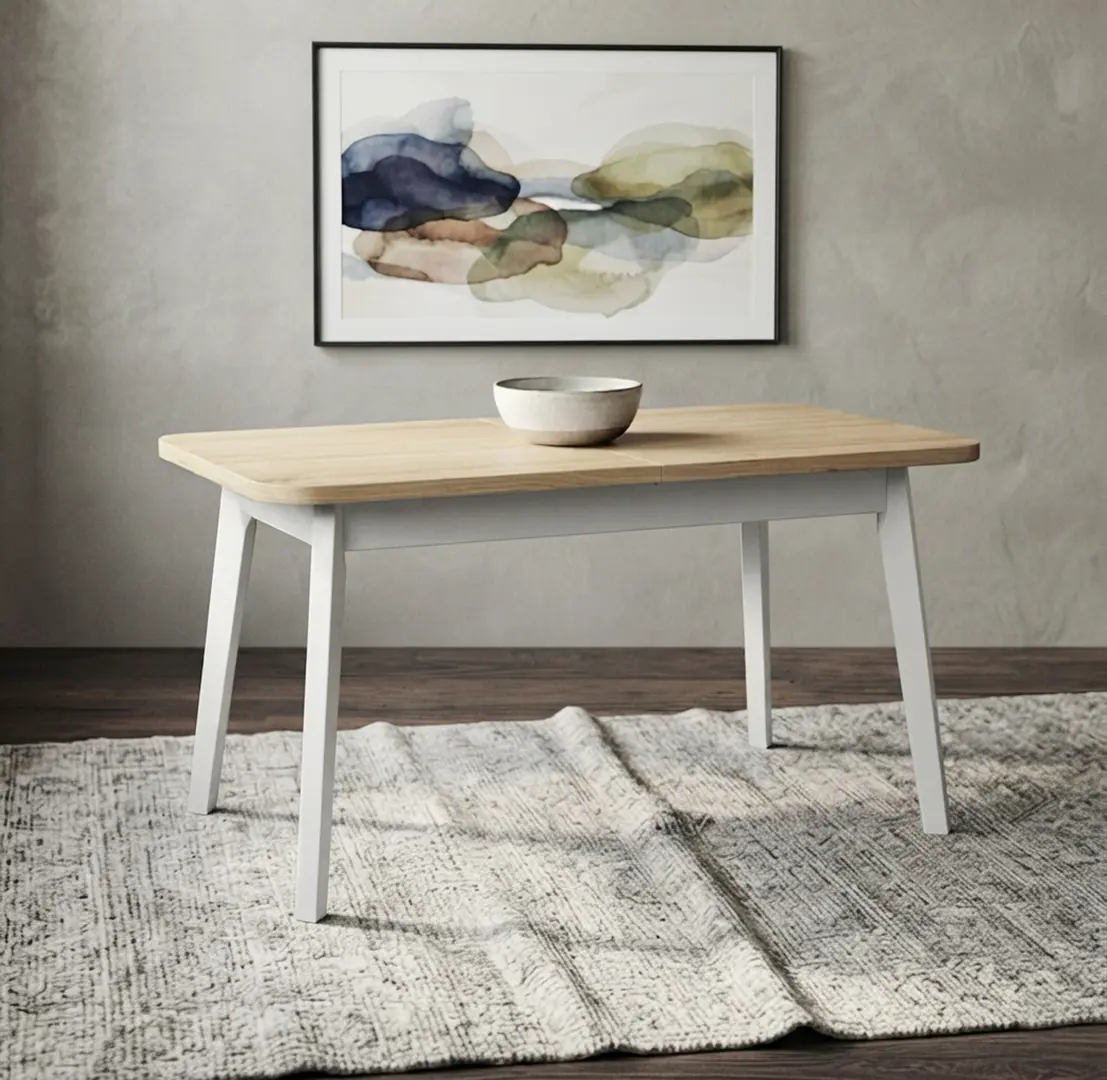 Masa extensibila Drewmix Oslo 6 140/180x80 (Sonoma Oak/White)