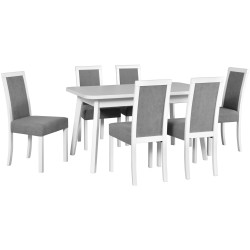Masa extensibila Drewmix Oslo 6 140/180x80 (White) Thumb
