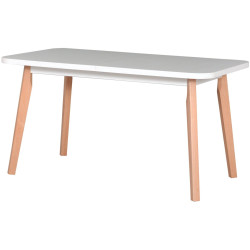 Стол раскладной Drewmix Oslo 6 140/180x80 (White/Beech) Thumb