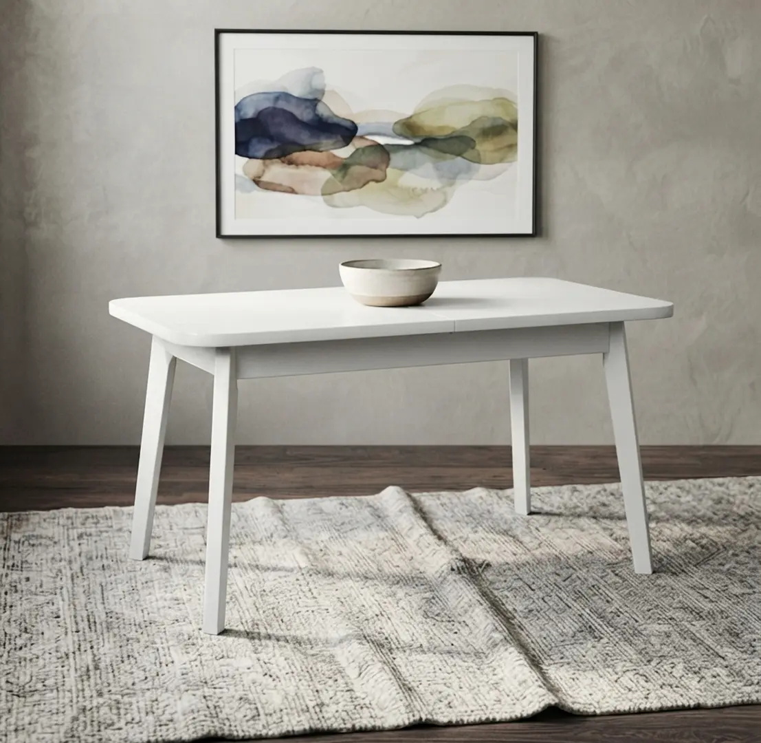 Masa extensibila Drewmix Oslo 6 140/180x80 (White)