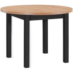 Masa extensibila Drewmix Poli 4 100/180 (Artisan Oak/Black) Thumb