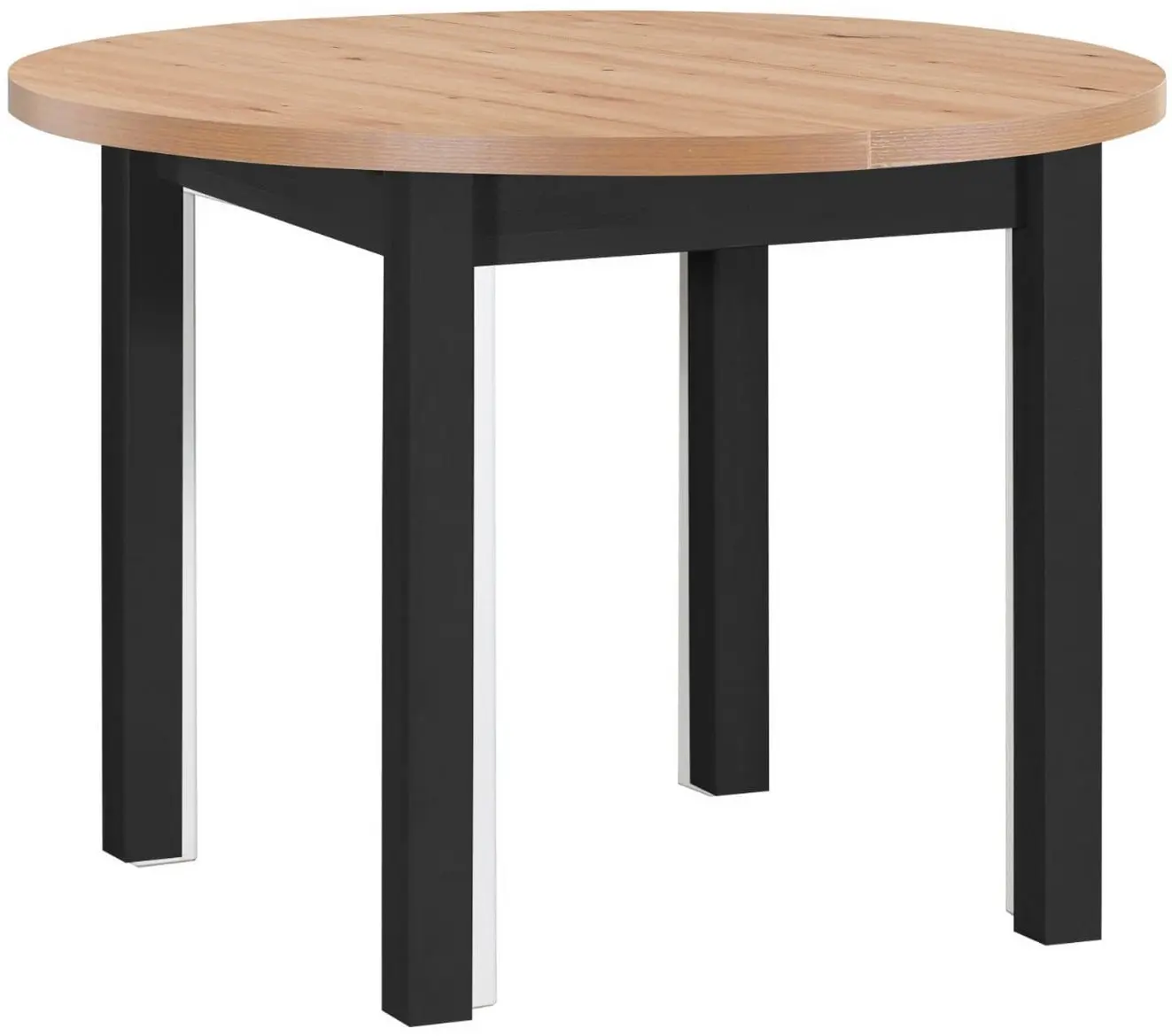 Masa extensibila Drewmix Poli 4 100/180 (Artisan Oak/Black) - 2