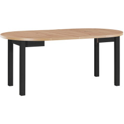 Masa extensibila Drewmix Poli 4 100/180 (Artisan Oak/Black) Thumb