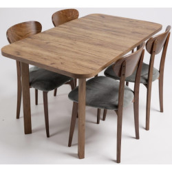 Masa extensibila Drewmix Wenus 2P 140/180x80 (Light Walnut) Thumb