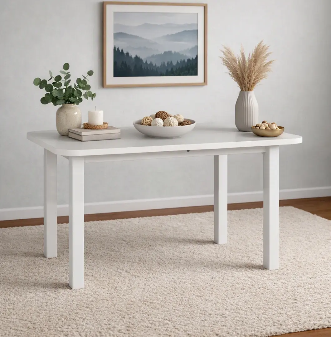 Masa extensibila Drewmix Wenus 2XL 140/220x80 (White)