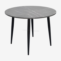 Стол Evelin DT-402-6B (Black Marble/Black)