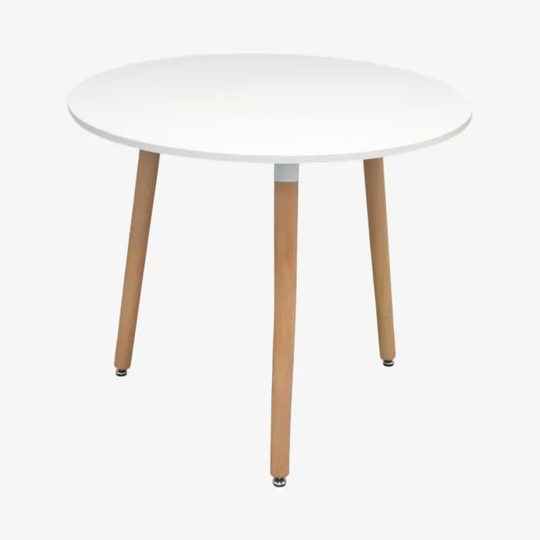 Стол Evelin DT-404-1WO (White/Natural)
