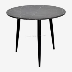 Стол Evelin DT-404-6B (Black Marble/Black)