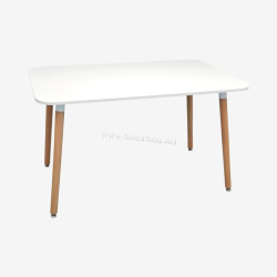 Masa Evelin DT-405-1WO (White/Natural)