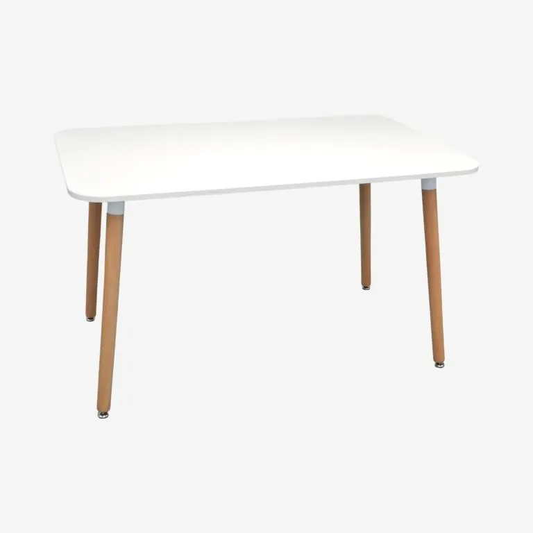 Masa Evelin DT-405-1WO (White/Natural)