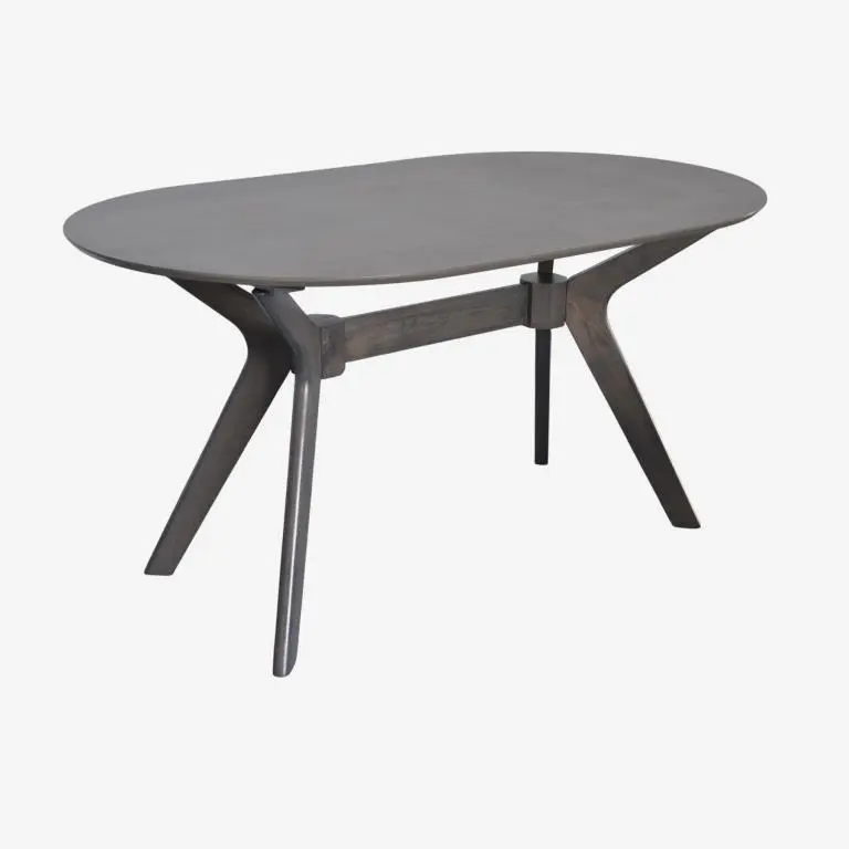 Masa Evelin Raffless Oval (Antique Grey)