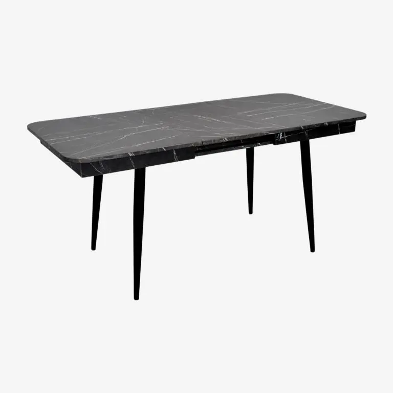 Masa extensibila Evelin DT-431-3R B (Black Marble/Black) - 2