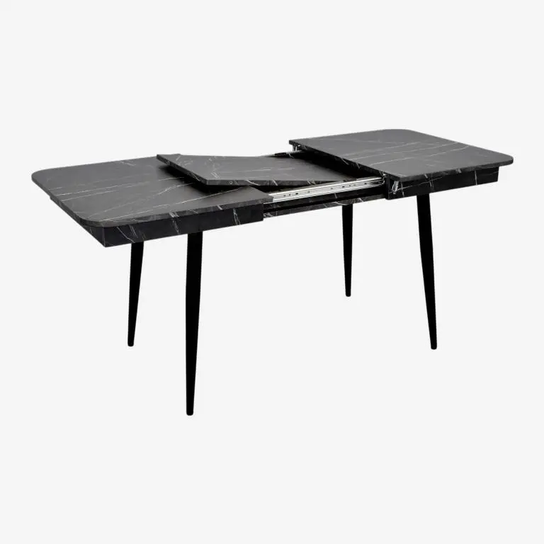 Masa extensibila Evelin DT-431-3R B (Black Marble/Black) - 3