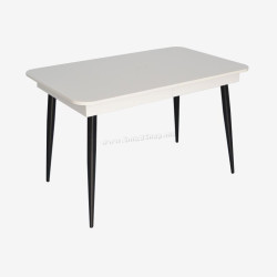 Стол раскладной Evelin DT-432-1R B (White/Black)
