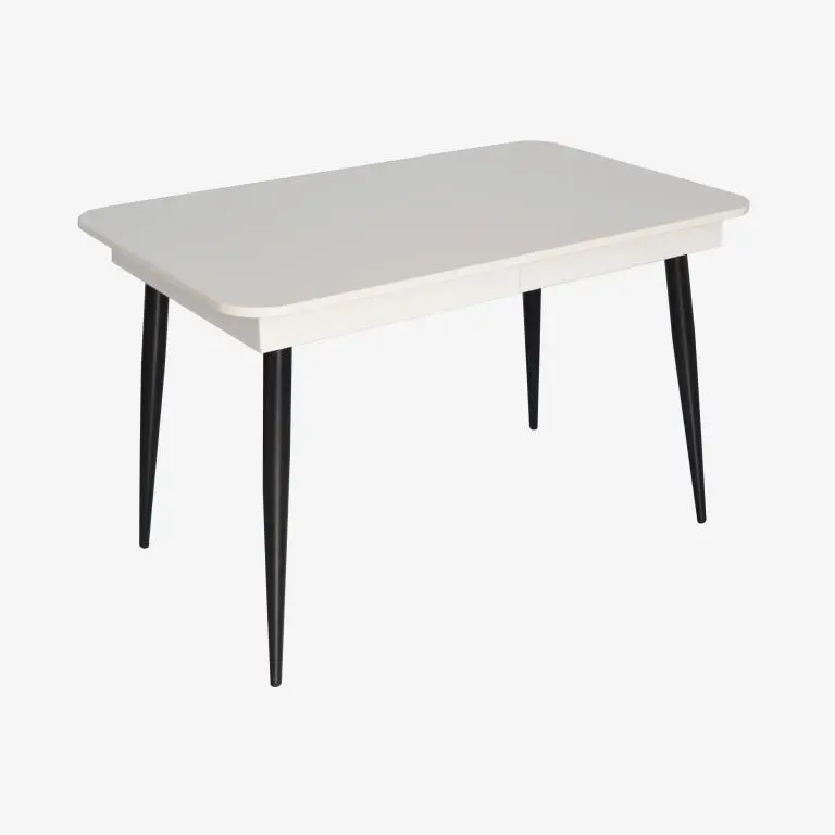 Стол раскладной Evelin DT-432-1R B (White/Black)