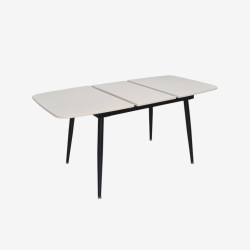 Masa extensibila Evelin DT-532R B (White/Black) Thumb