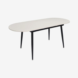 Стол раскладной Evelin DT-533R B (White/Black) Thumb