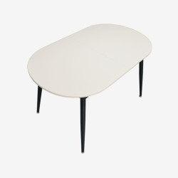 Стол раскладной Evelin DT-533R B (White/Black) Thumb