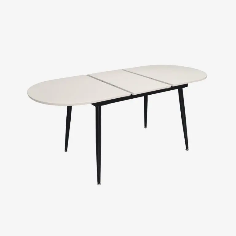 Стол раскладной Evelin DT-533R B (White/Black) - 4