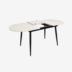 Стол раскладной Evelin DT-533R B (White/Black) Thumb