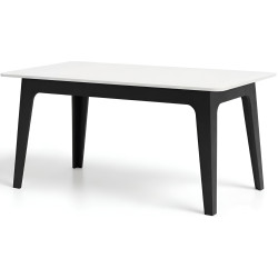 Стол раскладной Fabrik Home Crown 144/195x90 (Ясень Белый/Антрацит) Thumb