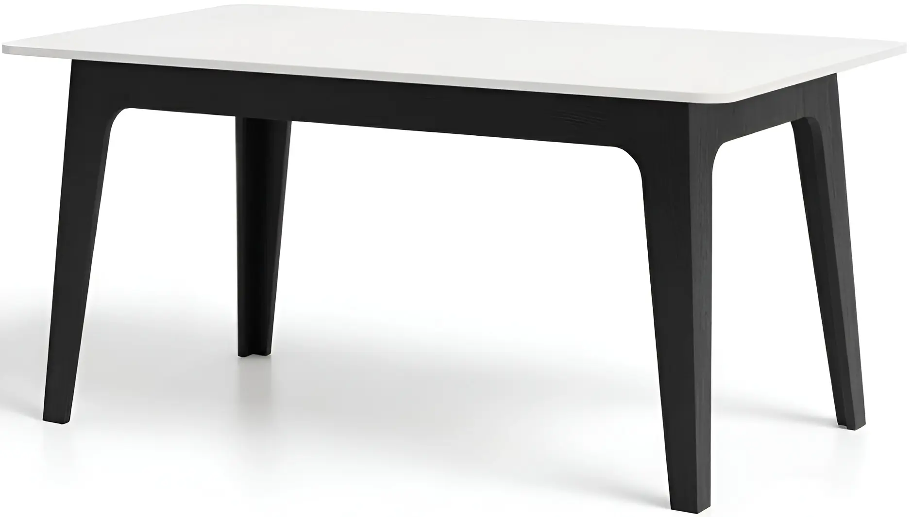 Стол раскладной Fabrik Home Crown 144/195x90 (Ясень Белый/Антрацит) - 2