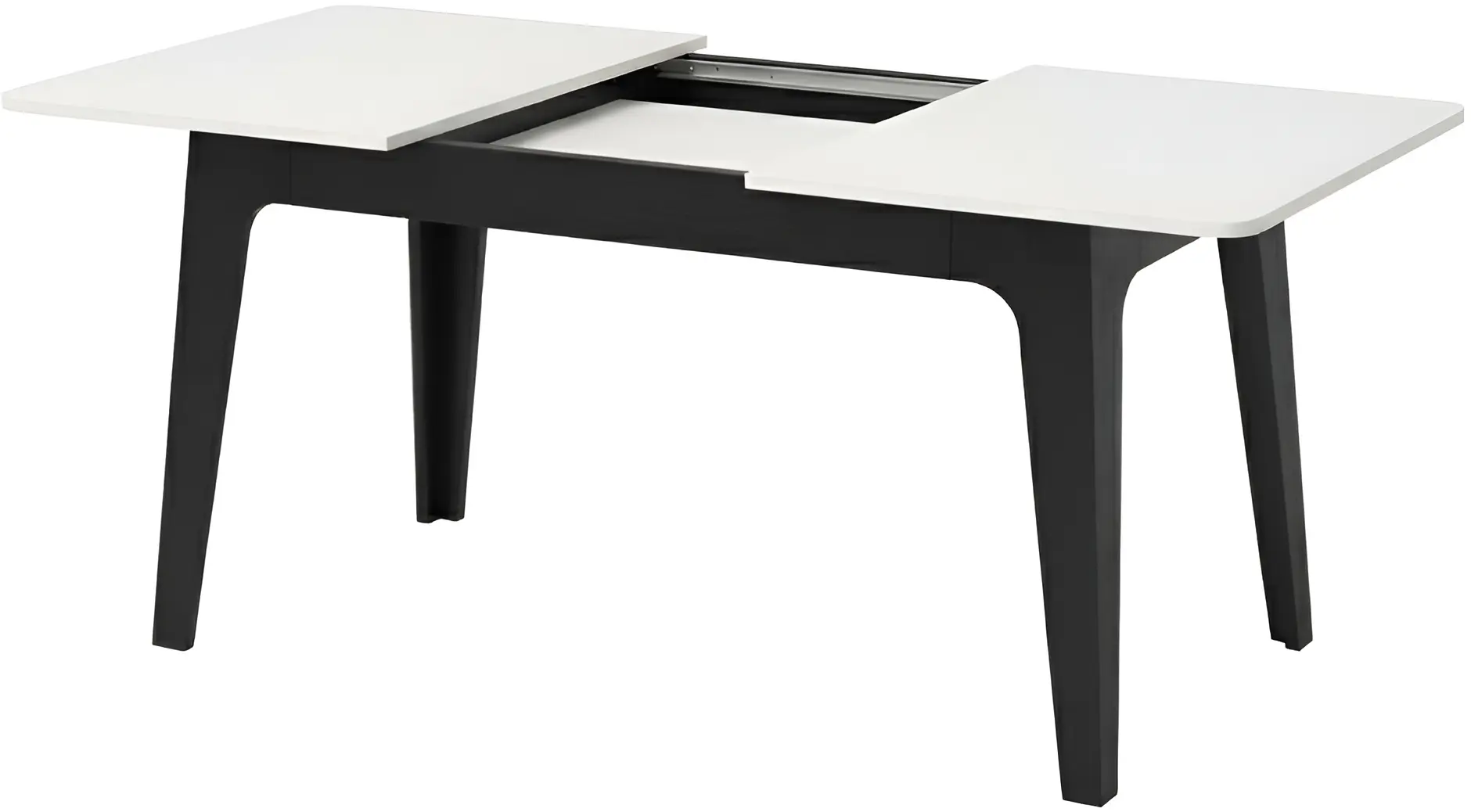 Стол раскладной Fabrik Home Crown 144/195x90 (Ясень Белый/Антрацит) - 3
