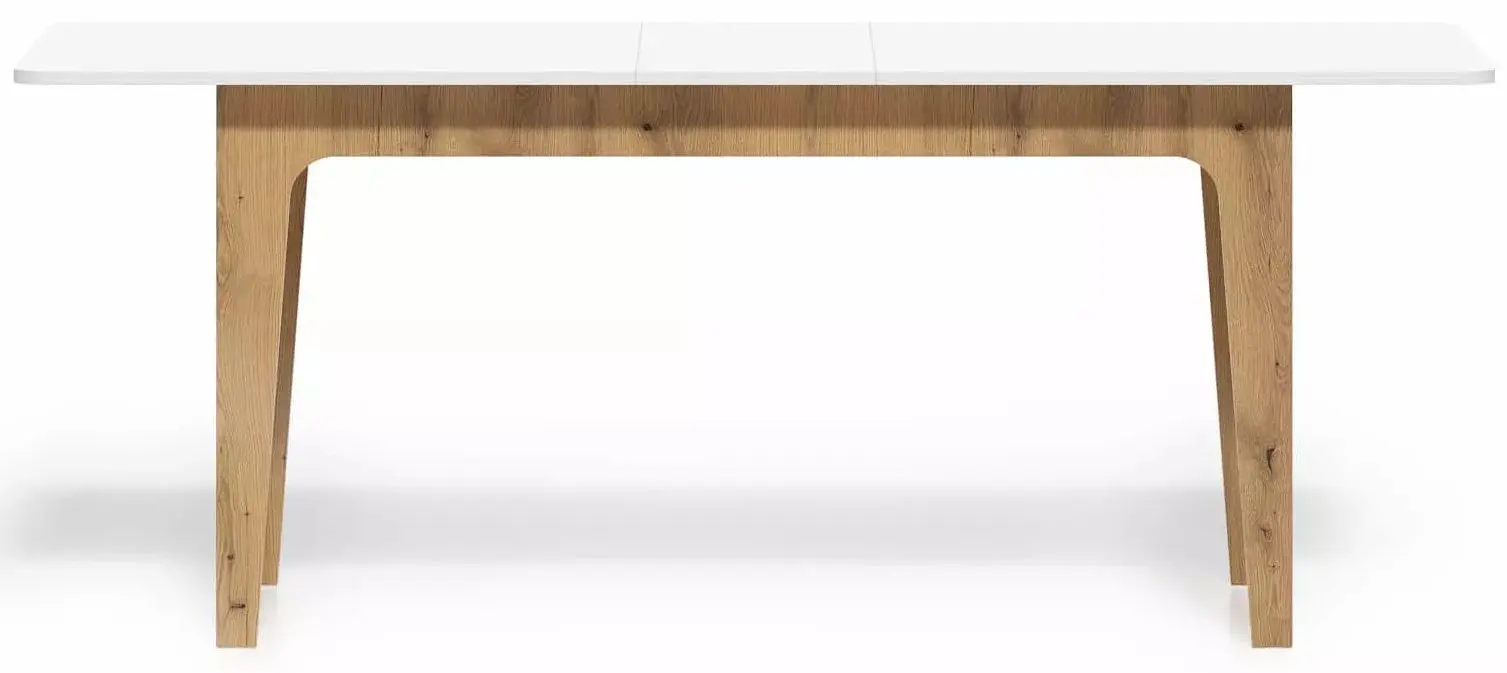 Стол раскладной Fabrik Home Crown (Белый Ясень/Дуб Эвок)