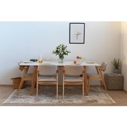 Стол раскладной Fabrik Home Crown (Белый Ясень/Дуб Эвок) Thumb