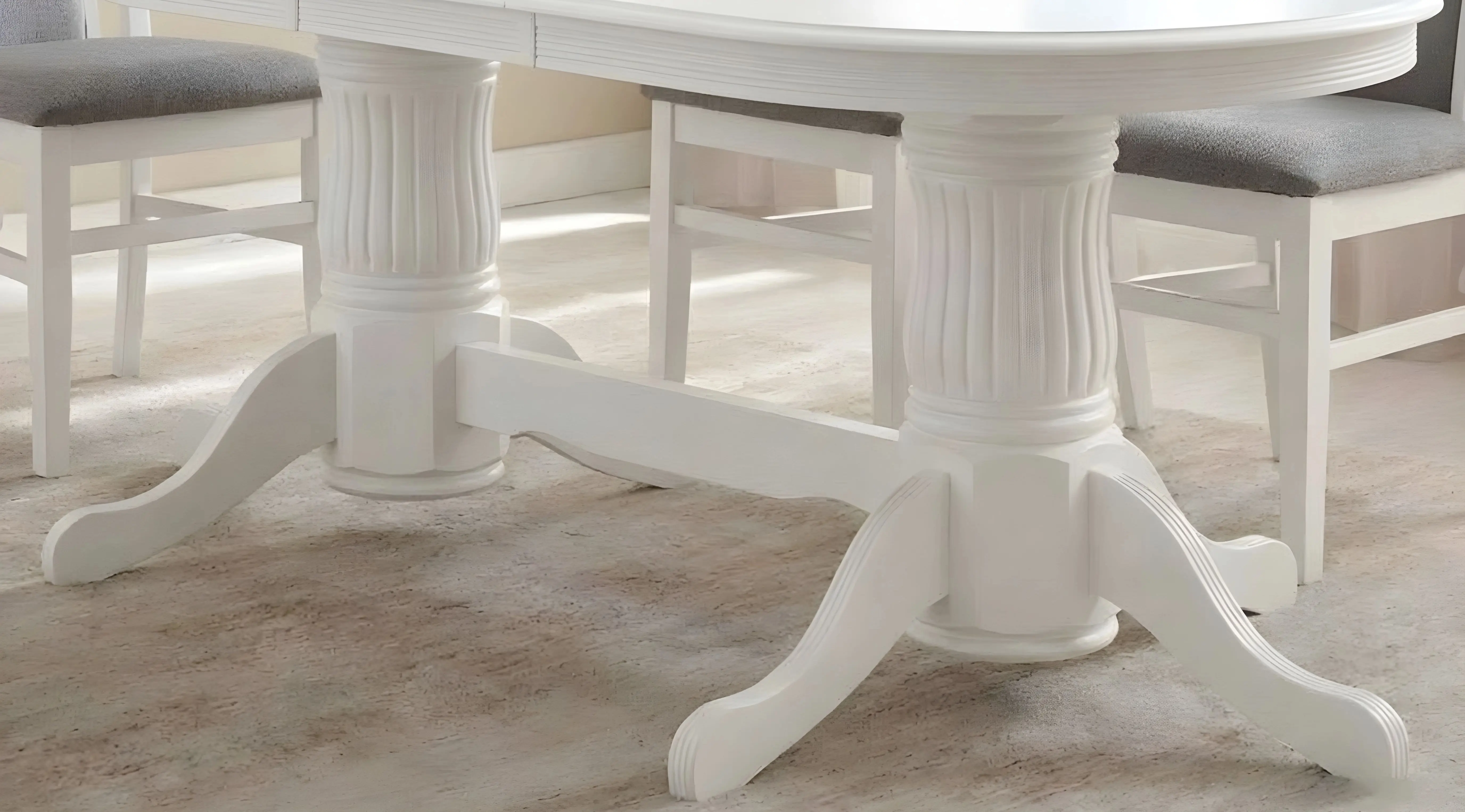 Masa extensibila Fabrik Home Elegance Oval 160/280x100 (White)